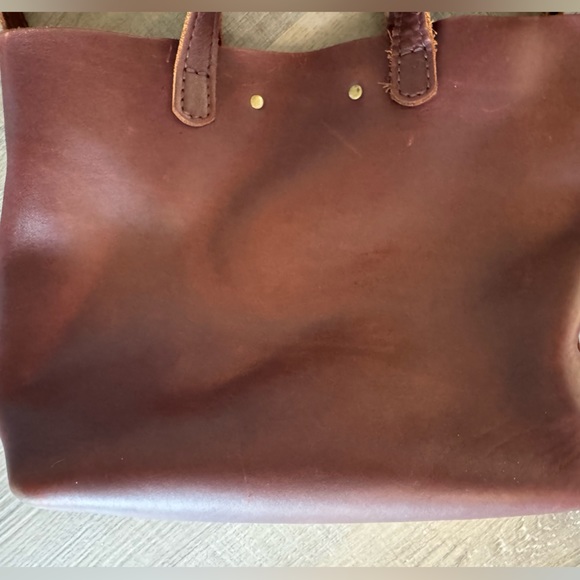 Portland Leather Small Tote Bag and Wallet - Picture 4 of 14